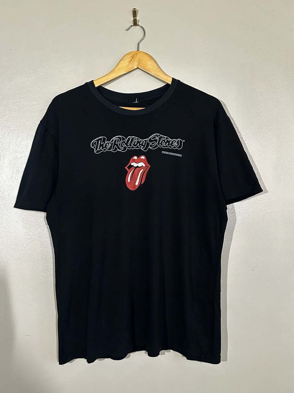 The Rolling Stones Graphic T-Shirt Size L Black 2005